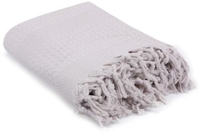 Beżowa bawełniana narzuta 220x240 cm Pique – Mijolnir