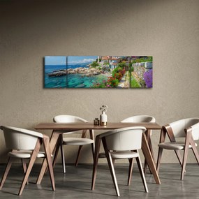 Obraz - Malownicza nadmorska wioska (170x50 cm)