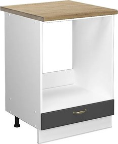 Szafka kuchenna antracytowo-złoty 60x60x82 fame-line