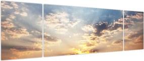 Obraz - Słonie wędrujące po sawannie (170x50 cm)