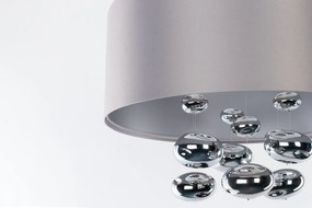 Lampa wisząca BUBBLE LIGHT 40cm szara BPS KONCEPT