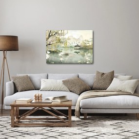 Obraz - Chińskie jezioro (70x50 cm)