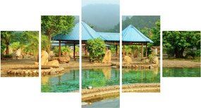 Obraz - Shanghai hotel park (125x70 cm)