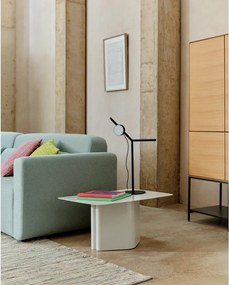 Czarna metalowa lampa stołowa LED ze ściemniaczem (wysokość 61,5 cm) Orey – Kave Home