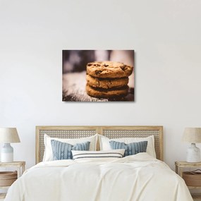 Obraz na szkle - pliki cookie (70x50 cm)