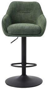 Zielone hokery zestaw 2 szt. (wysokość siedziska 69 cm) Avola – Unique Furniture