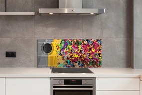 Panel nad Blat Kuchenny Kolorowa Gitara Akustyczna