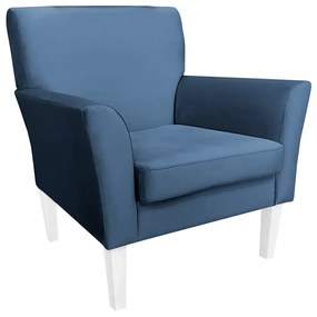 Fotel PIRO MG VELVET ciemnoniebieski ATOS