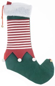 Altom Świąteczna skarpeta Elf zielona 50 cm