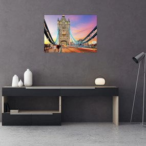 Obraz na szkle - Tower Bridge (70x50 cm)
