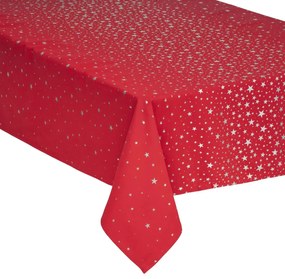 Ozdobny obrus w gwiazdki, 140 x 360 cm