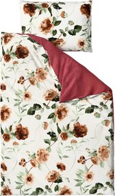 PrzytulneMieszkanie.pl PrzytulneMieszkanie.pl Dwustronna pościel DUO SENSE ROSALIA wzorzysta + poszewka na poduszkę 40x50 cm GRATIS Rozmiar pościeli: 70 x 90 cm | 140 x 200 cm