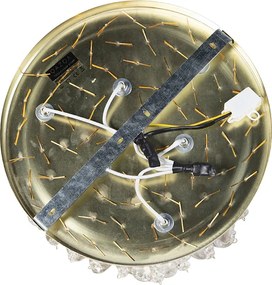 Klasyczna lampa sufitowa złoto/mosiądz 35 cm - Medusa