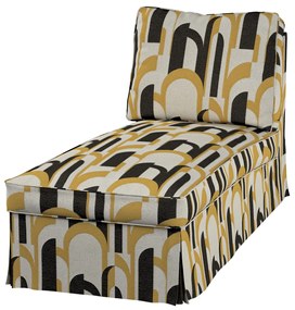 Pokrowiec na szezlong/ leżankę Ektorp wolnostojący prosty tył