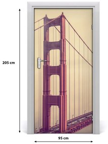 Fototapeta samoprzylepna DRZWI Most San Francisco