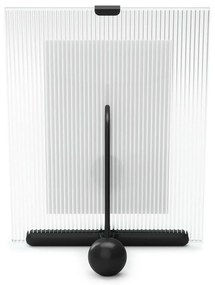 Czarna szklana ramka stojąca 16x20 cm Flute – Umbra