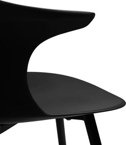 Designerskie krzesło z tworzywa do jadalni i kawiarni Brazo High