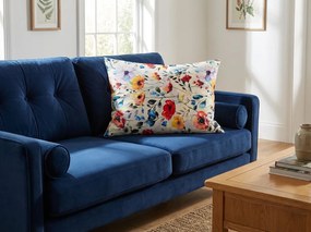 Dekoracyjna poszewka na poduszkę FLOREEN 50x70 cm, kremowy