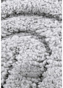 Jasnoszary okrągły dywan ø 200 cm Panglao New York Light Grey – Elle Decoration