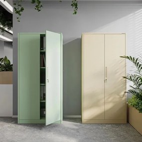 Szafa biurowa Fresh Style Jan H 90x40x195 cm pastelowy zielony