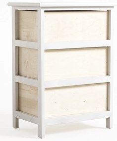 Szeroka komoda Loney z 3 szufladami