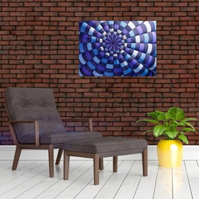 Obraz na szkle - struktura latającego balonu (70x50 cm)