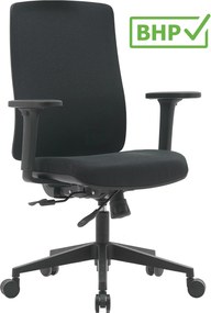 Fotel biurowy z mechanizmem synchronicznym Popstar Lux, zgodny z normą BHP