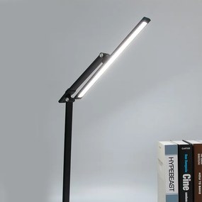 Lampa LED na biurko VOLTIA z ładowarką bezprzewodową i portem USB