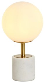 Biała lampa stołowa (wysokość 35 cm) Medina – Light &amp; Living