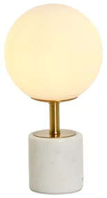 Biała lampa stołowa (wysokość 35 cm) Medina – Light &amp; Living