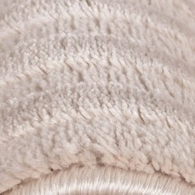 Dywan 3D nowoczesny Sahara Iluzja beżowy 80 cm x 250 cm