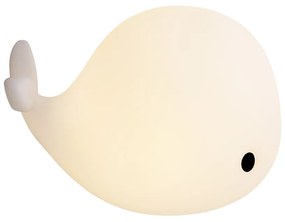 Zewnetrzna Lampa stołowa biała 30 cm z LED, ściemnialna, IP54, ładowalna - Baby Whale Dla dzieci Oswietlenie zewnetrzne