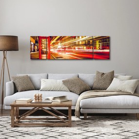 Obraz czerwonej budki telefonicznej w Londynie (170x50 cm)