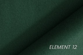 Łóżko kontynentalne Wasil 160x200 z pojemnikami - zielony welur hydrofobowy Element 12