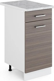 Szafka dolna do kuchni szlachetna szarość 40x60x81.6 r-line