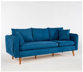 Ciemnoniebieska sofa 215 cm Sofia – Balcab Home
