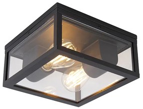 Zewnetrzna Inteligentna lampa sufitowa czarna IP44 2-światłowa w tym Wifi ST64 - CharloisDesignerski Oswietlenie zewnetrzne