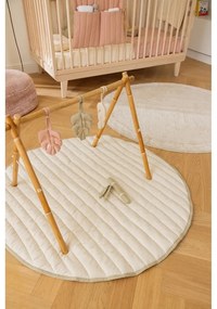 Zielono-kremowa mata do zabawy dla dzieci Bamboo Leaf – Lorena Canals