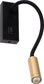 Kanlux 32519 - LED Elastyczna lampka TONIL LED/3,3W/230V czarna/złota