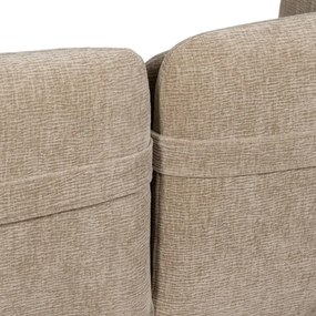 Beżowa sofa z tkaniny szenilowej 127 cm Bind – Ixia