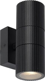 Przemysłowy kinkiet zewnętrzny czarny 2-punktowy IP44 - Vigo