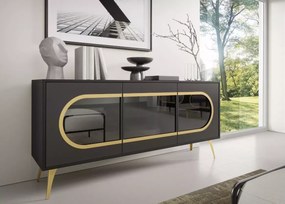 Komoda Selene 3-drzwiowa nowoczesna z cichym domykiem – elegancka, trwała