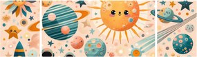 Obraz - Kawałki z kosmosu (170x50 cm)