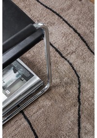 Brązowy bawełniany dywan odpowiedni do prania 140x200 cm Shadow – Mette Ditmer Denmark