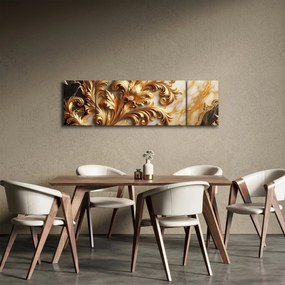 Obraz - Marmur ze złotem (170x50 cm)