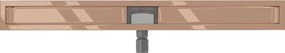 Mexen Flat korpus do odpływu liniowego 90 cm, różowe złoto - 1615090