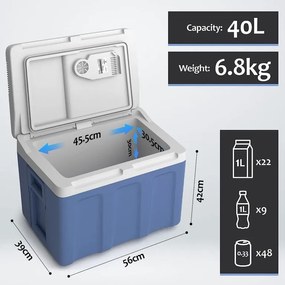 JAGO Box chłodzący, 40 l, niebieski