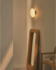 Kinkiet w biało-srebrnym kolorze ø 26 cm Bamila – Kave Home