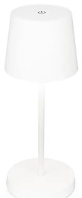 Briloner 7423016 - LED ładowalna lampa stołowa 2,6W/5V IP44 biała, ściemnialna