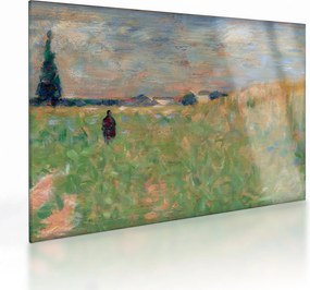 Obraz na szkle - Georges Seurat, A Summer Landscape, reprodukcje (70x50 cm)
